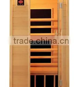 1-5persons Economical Personal Indoor Hemlock Wooden Far Infrared Sauna Room thumbnail-1
