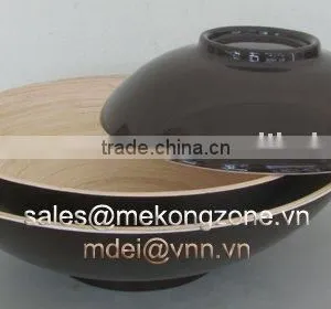 Lacquered Bamboo Bowl thumbnail-1