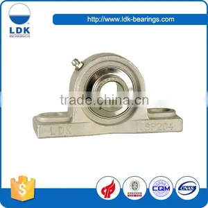 LDK Corrosion Resistant/Wash Down Units SSUCP200 Stainless Steel Pillow Blocks thumbnail-1