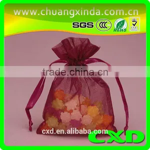 15*20cm Organza Bags Large Hot Sale 100pcs/lot Deep Red Organza Bags 20x30cm Jewelry Gift Packagorganza Bags/pouch for Ornaments Supplier's Choice thumbnail-3