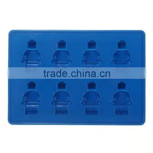 Silicone Minifigure Sweet Candy Tray Bricks Figures Ice Cube Mold Silicon Chocolate Mould thumbnail-5