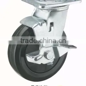 200mm Dia Hand Pallet Truck Rubber Wheel thumbnail-1