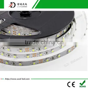 White 4000k IP20 60leds/m 8mm 3528 Running LED Strip thumbnail-1