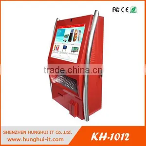 High Quality Wall Mounted Internet Kiosk / Ticket Printer Touch Screen Kiosk / Wall Mount Information KIosk thumbnail-3