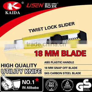 9mm Snap Off Blade Screw-lock Slider Craft Knife Cutting Knife thumbnail-4