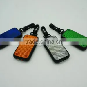 Safety Warning Led Reflection Keychain, Led Reflective Key Chain, Reflection Keychain Light thumbnail-1