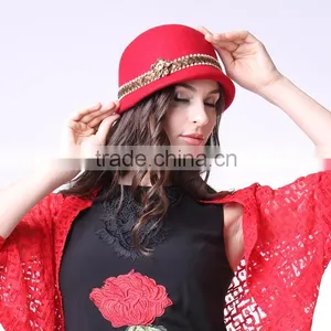 New Design Handmade Felted Women Winter Wool Hats thumbnail-4
