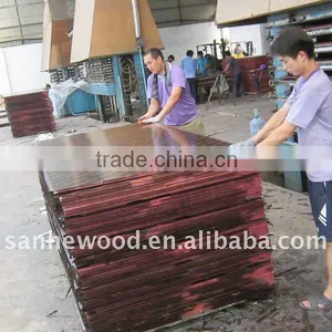 Supply 1250x2500mm Hardwood/Poplar/Combi Film Faced Plywood,WBP GLUE, Press for 3times thumbnail-1