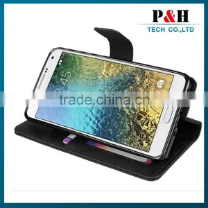 Hot New Products 2015 Stand Wallet Leather Case For Samsung Galaxy E7 thumbnail-6