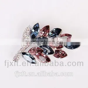 2015 Unique 925 Sterling Silver Crystal Costume Brooch thumbnail-2