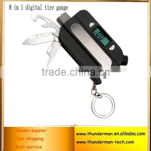 8 In1multifunction LCD Digital Tire Pressure Gauge With LED Light thumbnail-1