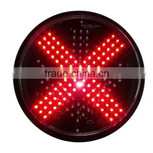 LED Traffic Red Cross and Green Arrow Light. thumbnail-1