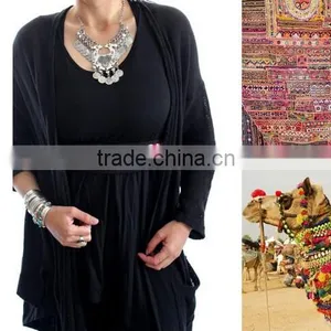 2016 Fashion Coin Tassel Bohemia Gypsy Vintage Choker Collar Statement Necklaces thumbnail-5
