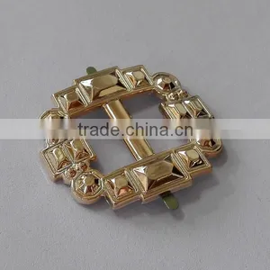 Gold Plating Plastic Shoe Decorations Accessories thumbnail-2