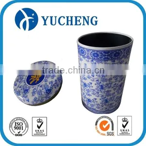 Round Metal Tin Box With Inner Lid thumbnail-3