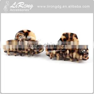 Wholesale Fashion Eco-friendly Acetate Sheet Fine Plastic Hair Claw Clips thumbnail-1