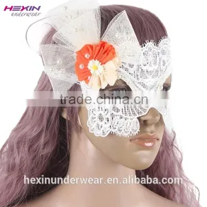 White Masquerade Festival New Design Fashion Party Mask Malaysia thumbnail-2