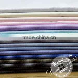 China Supplier 120 Gsm Cotton Polyester Plaid Shirt Fabric thumbnail-2