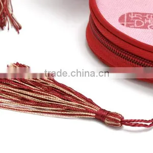 Promotional Round Shape MINI Canvas Bags With Company Logo thumbnail-3