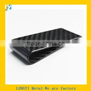 Custom Carbon Fiber Blank Metal Money Clip thumbnail-2