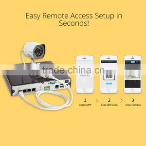 Zmodo HD 720P Mega-Pixel NVR Wireless IP Cameras Kit ZM-SS714 thumbnail-4