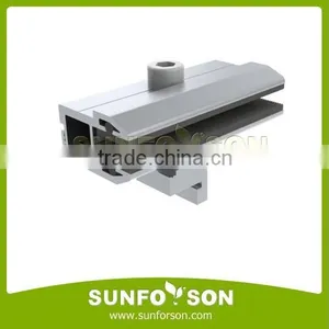 Extruded Aluminum Frameless Solar Panel Clamp thumbnail-6