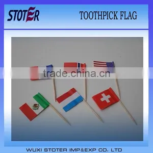 Brazil Paper Toothpick Flag for 2014 World Cup thumbnail-1