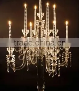 Decorative Crystal Table Candlestick Wedding thumbnail-1