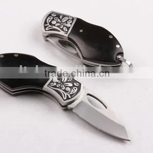 OEM 440 Blade Material Copper Handle Small Pocket Gift Knife thumbnail-2