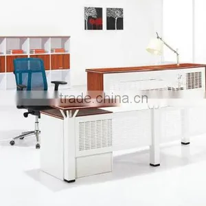 TG007 New Modern Office Furniture Reception Desk With Stainless Steel Leg thumbnail-1
