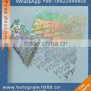 VOID Warranty Tamper Evident Hologram Silver Void Hologram Sticker thumbnail-1