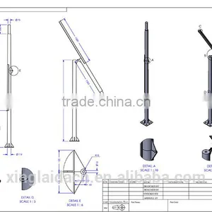 Street Light Pole Parts Light Pole Clamp Street Lighting Pole thumbnail-3