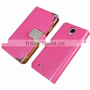 Hot Sale Belt Clip Leather Flip Case for Samsung Galaxy s4 Case Cell Phone Case thumbnail-1