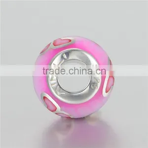 Lovely Fashion Design Pink Color Charm Bead Bracelet thumbnail-3