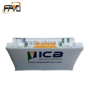 Factory Direct Round Spandex Cocktail Table Cover thumbnail-2