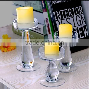 2016 New Noble Clear Transparents Square Crystal Candlestick For Birthday Gifts For Girlfriend thumbnail-1