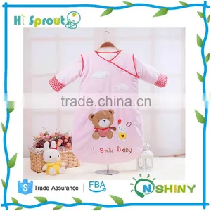 Lovely Pink Design Cotton Baby Sleeping Sack thumbnail-1