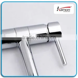 USA Wolverine Long Neck Brass Kitchen Faucet thumbnail-4