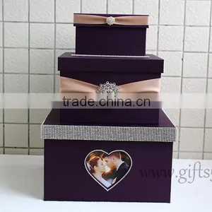 Elegant Wedding Card Box Holder With Photo Frame thumbnail-3