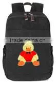 Customized Backpack Canvas School Bag Black Export Product Canvas Fashion School Bags Logo Printed 14 thumbnail-1