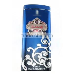 Famous Metal Wine Tin Box Container Bottole Empty no Alcohol thumbnail-2