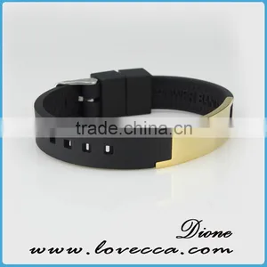Various Colors Silicone Bio Magnetic Band Women and Man Health Energy Bracelet thumbnail-2