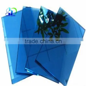 Living Room Decorative Gold Reflective Glass Gold Mirror Coating Glass 6mm Reflective Glass Door thumbnail-4