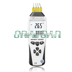 Four Channels Contact Thermocouple Thermometer HT-8626 Sensors Measuring Temperature thumbnail-1