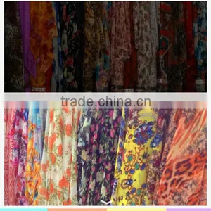 2014 NEW Shaoxing 100% Polyester Chiffon Printed Fabric For Summer Clouth thumbnail-1