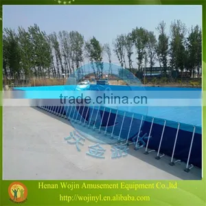 Rectangular Metal Frame Swimming Pool/above Ground Rectangular Pvc Swimming Pool thumbnail-1