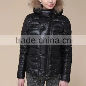 2017 Women Classic Black Outerwear Cotton Padded Down Vest/winter Jacket/down Jacket thumbnail-2