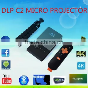 2016 Newest Led Projector C2 Android 4.4 Rk3128 1g/8g Portable Pocket Mini Projector 2.4g/5g Wifi Android Projector thumbnail-1