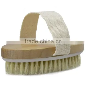 Natural Bristles Wooden Dry Skin Body Brush thumbnail-1