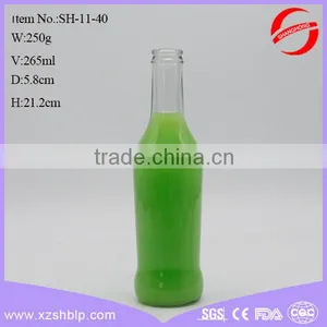 350ml Clear Long Neck Beverage Glass Bottle With Screw Top thumbnail-5
